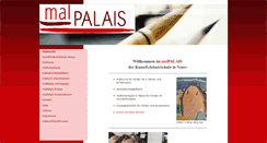 Desktop Screenshot of malpalais.de